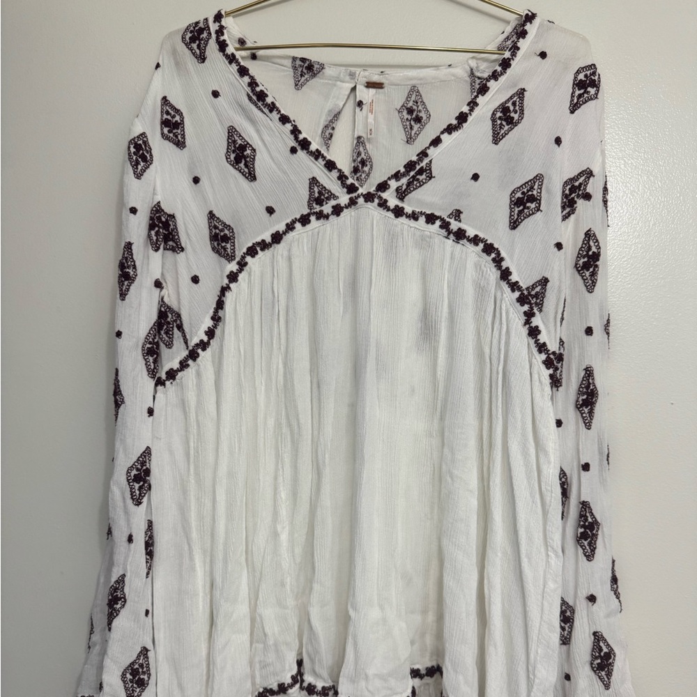 Free People White Mini Dress
